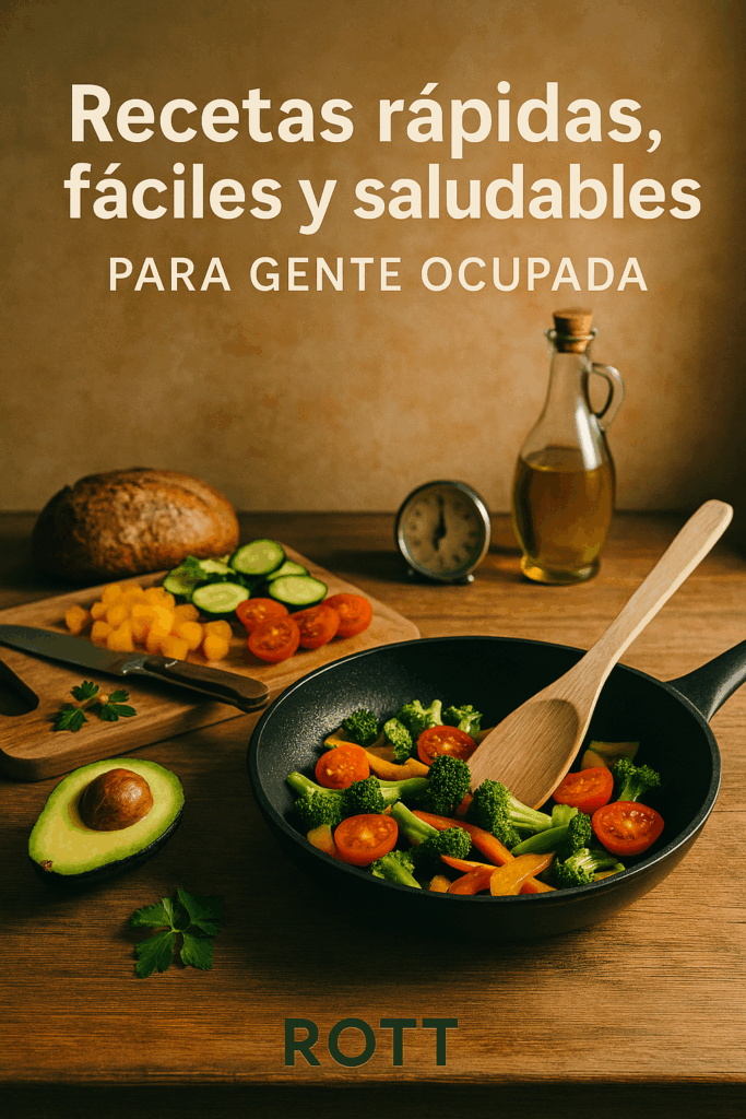 ebook Recetas rápidas, fáciles y saludables para gente ocupada de ROTT